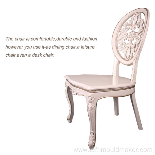 Hot sale Baroque style Oval dining Chair